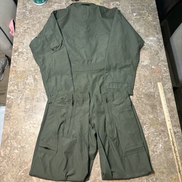 Propper Coveralls Mens 48 Long Sage Green CWU-27P Flyers Military Repro - Picture 8 of 9